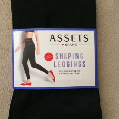 Spanx size L  33.5-35.5 Very Black Shaping  Leggings  Style 20339R NWT